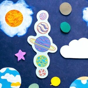 Planets Vinyl Sticker